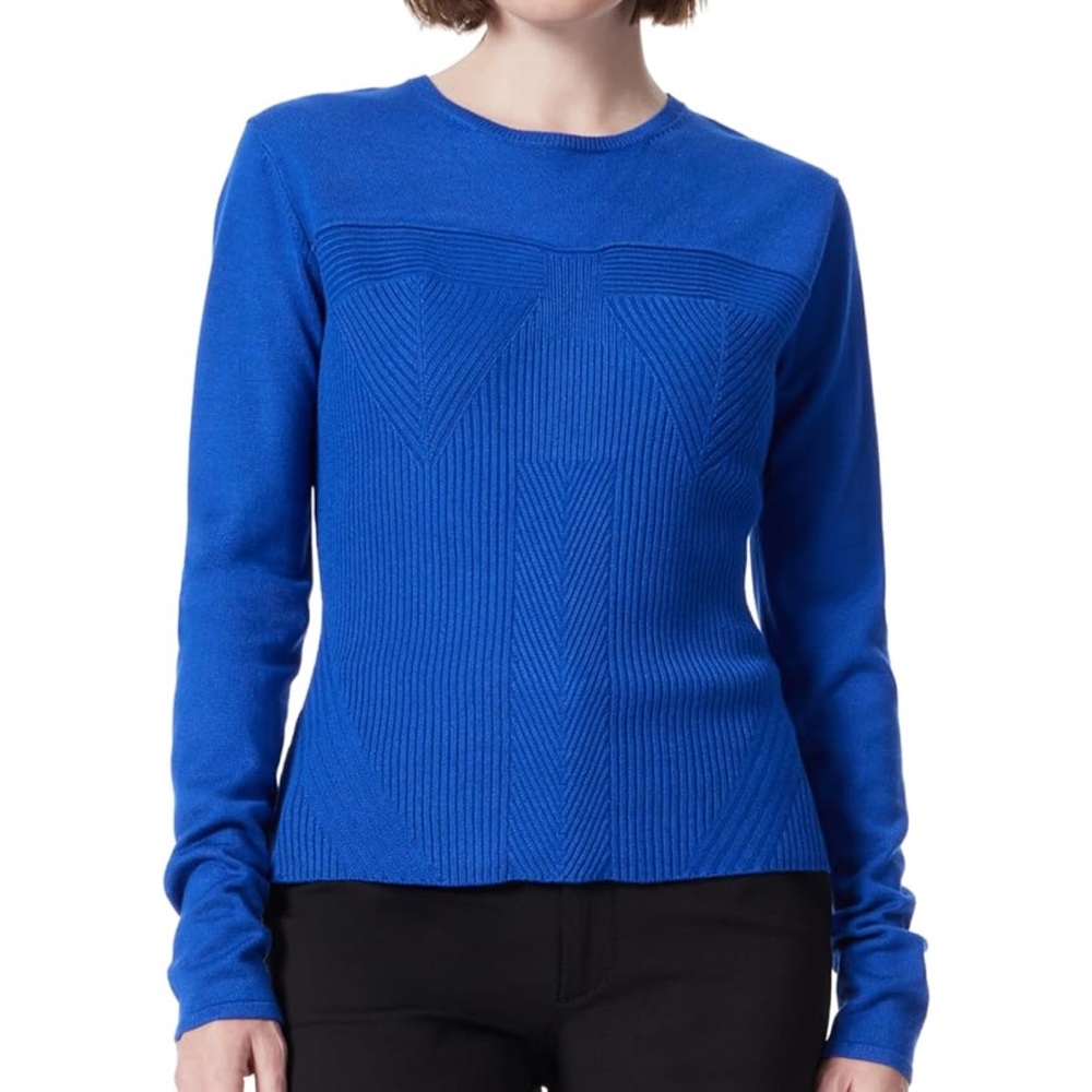 DO by Dee Ocleppo NWT Fiona Rib Stitch Textured Long Sleeve Pullover